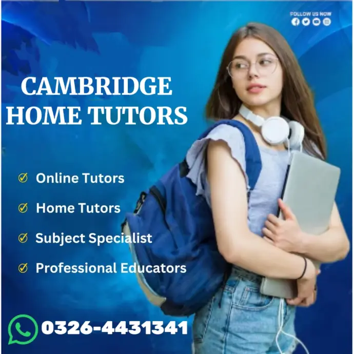 Expert Tutors in Bahria Town Phase 4 Rawalpindi Cambridge Tutors in Bahria Town Phase 4 Rawalpindi